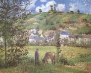Camille Pissarro Landscape at Chaponval (mk09) oil